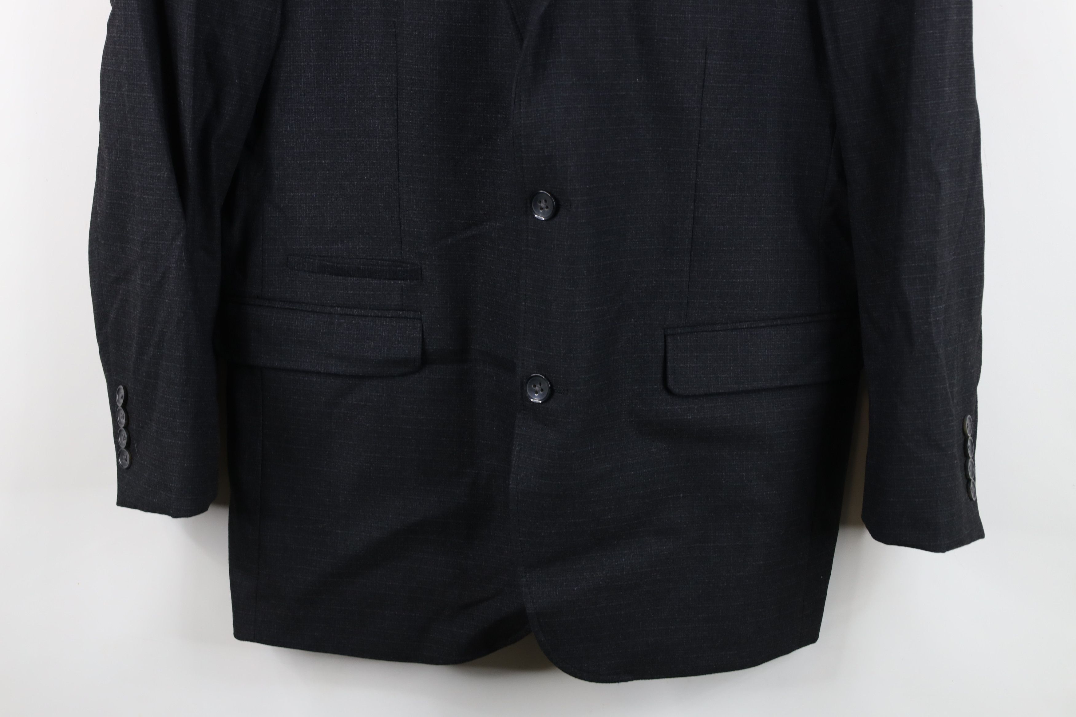 Johnston & Murphy Johnston & Murphy Checkered Suit Coat Blazer Jacket Gray Size US XL / EU 56 / 4 - 3 Thumbnail
