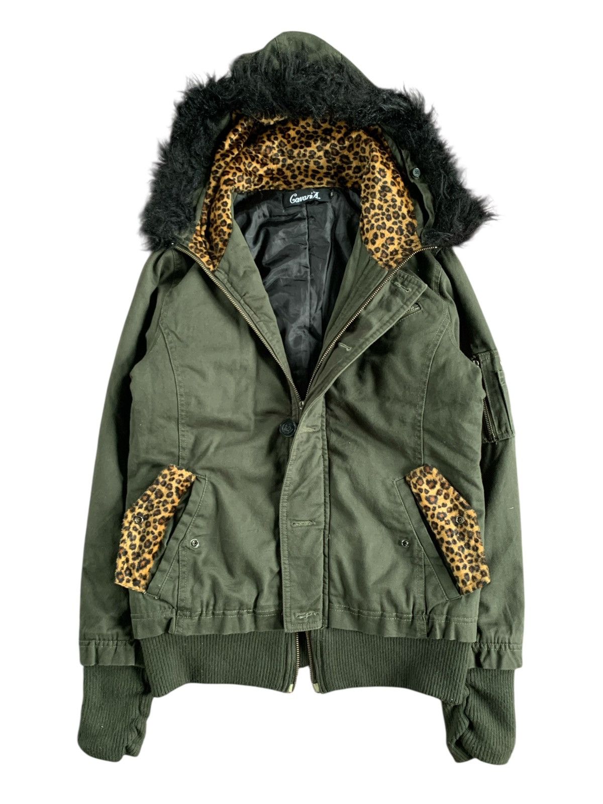 Japanese Brand Y2k Cavaria faux fur seditionaries leopard iner jacket Size US S / EU 44-46 / 1 - 2 Thumbnail
