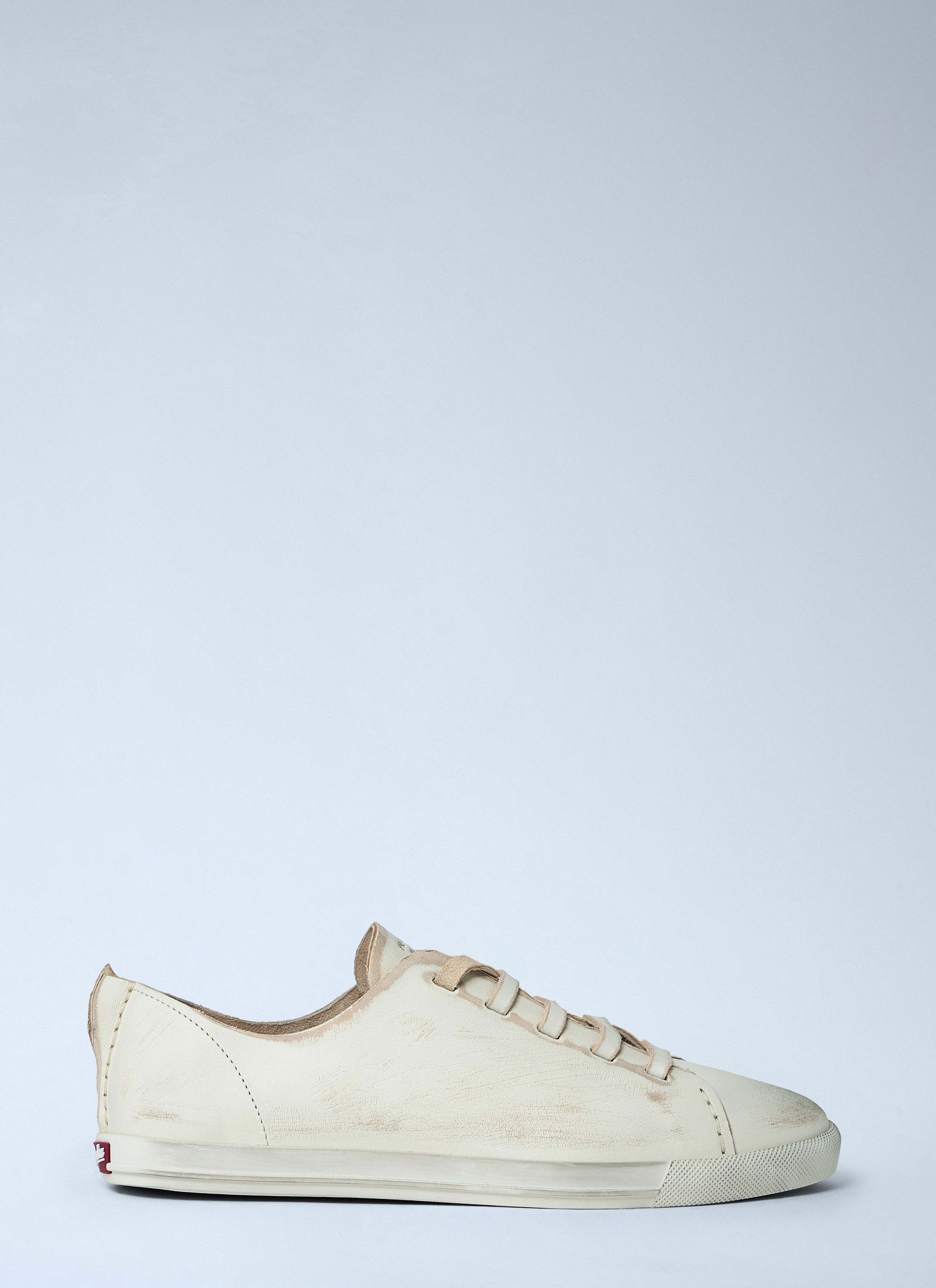 Prada Antiqued Leather Sneakers Size US 10 / IT 40 - 1 Thumbnail