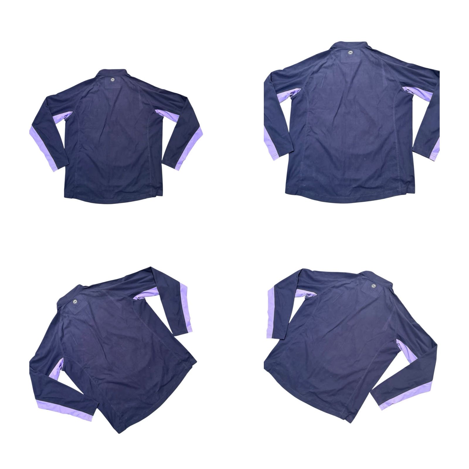 Peter Millar Peter Millar Crown Sport Forge Performance Quarter Zip Shirt Men L Blue/purple Logo Crest Golf Activewear Size US L / EU 52-54 / 3 - 8 Thumbnail