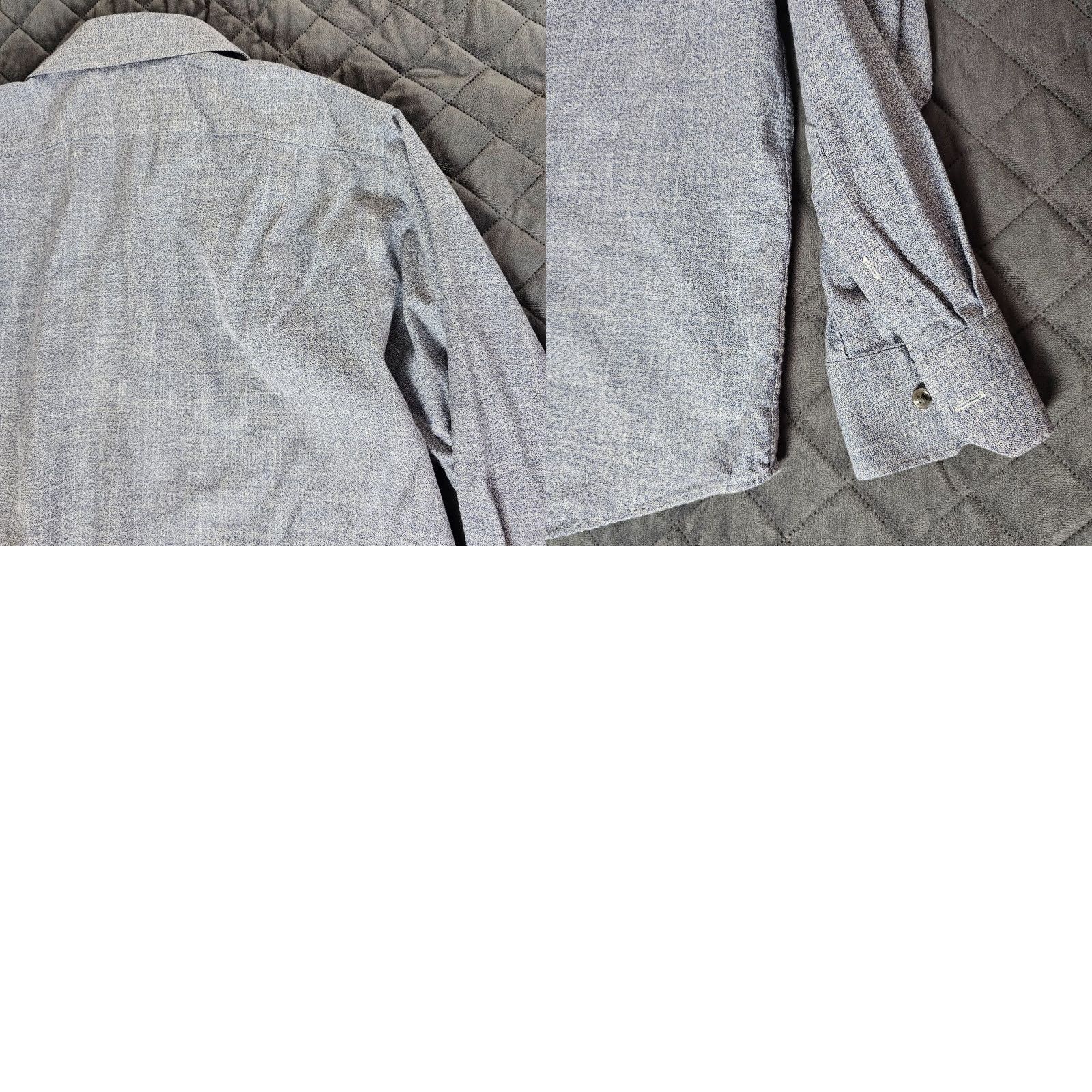 Hart Schaffner Marx Hart Schaffner Marx Button Up Shirt Men's Large Blue Long Sleeve Heather Casual Button-Up Collared Shirt Size L Vintage No Size US L / EU 52-54 / 3 - 8 Thumbnail