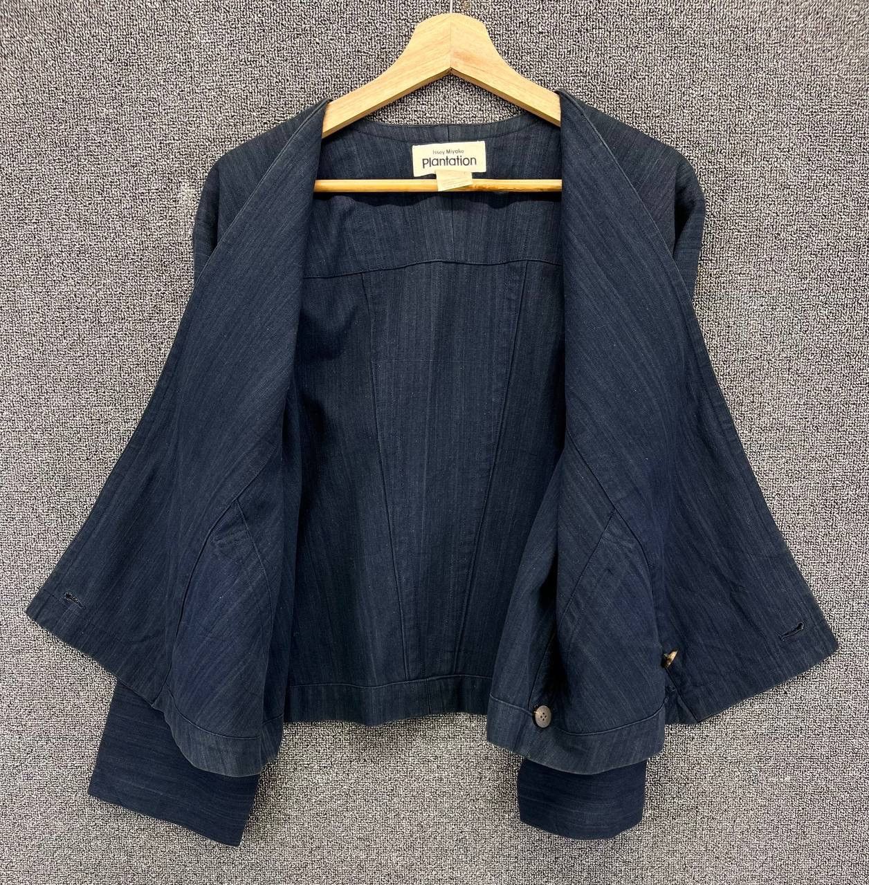 Issey Miyake Vintage Issey Miyake Plantation Cardigan Rare Denim Jacket Size M / US 6-8 / IT 42-44 - 6 Thumbnail