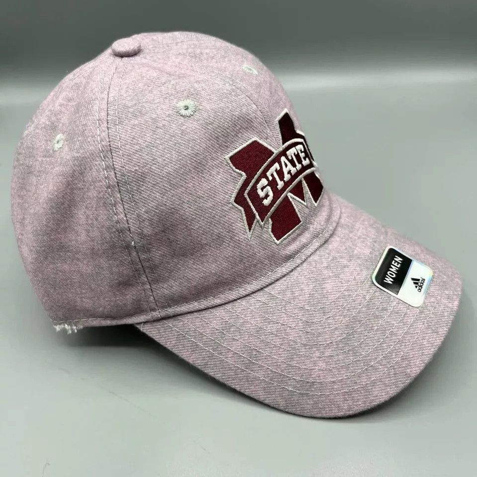 Adidas Mississippi State Bulldogs Hat Women Adidas Strap Back Cap Size ONE SIZE - 3 Thumbnail