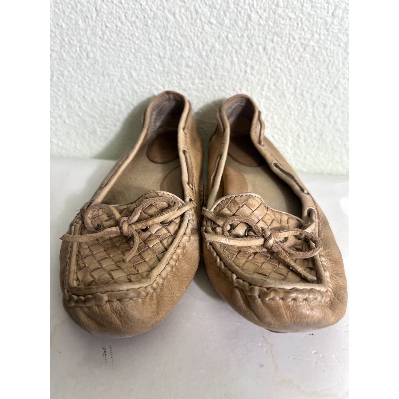 Frye Frye Reagan Woven Moccasin Driving Flats Shirt? Size US 8 / IT 38 - 5 Thumbnail