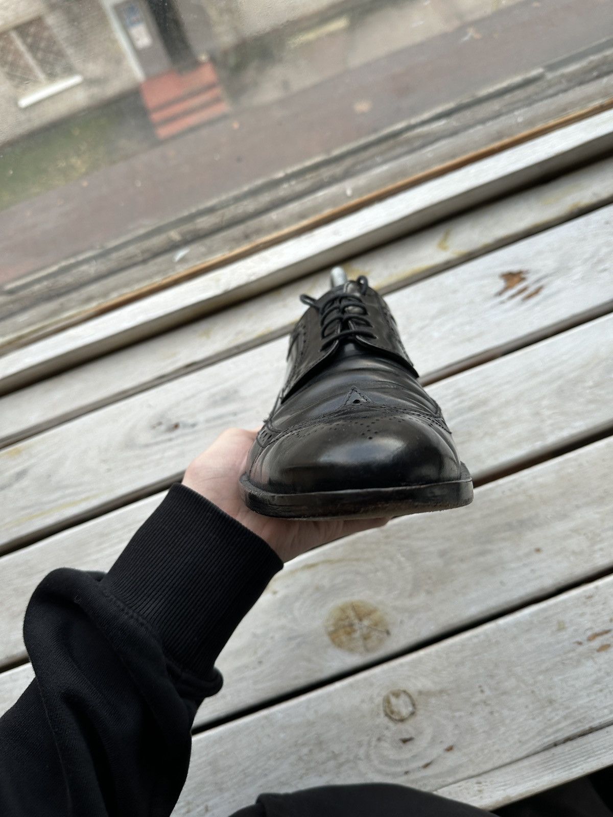 Melvin & Hamilton LUXURY 🚨 MELVIN & HAMILTON VNTG SHOES MEN BLACK LUXURY RARE Size US 12 / EU 45 - 6 Thumbnail