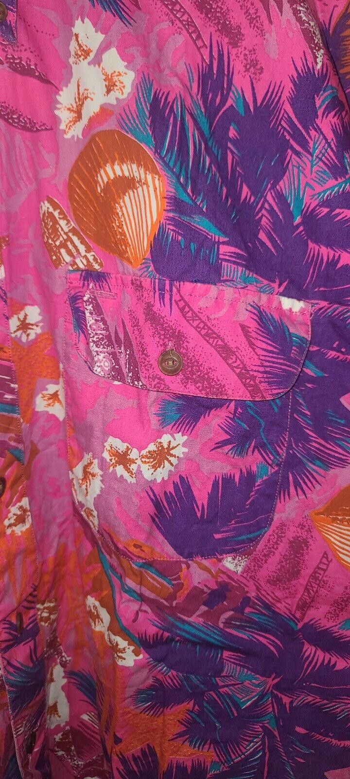 Polo Ralph Lauren RALPH LAUEN Button-up Shirt Hawaiian Hibiscus Men’s L Pink Size US L / EU 52-54 / 3 - 2 Thumbnail