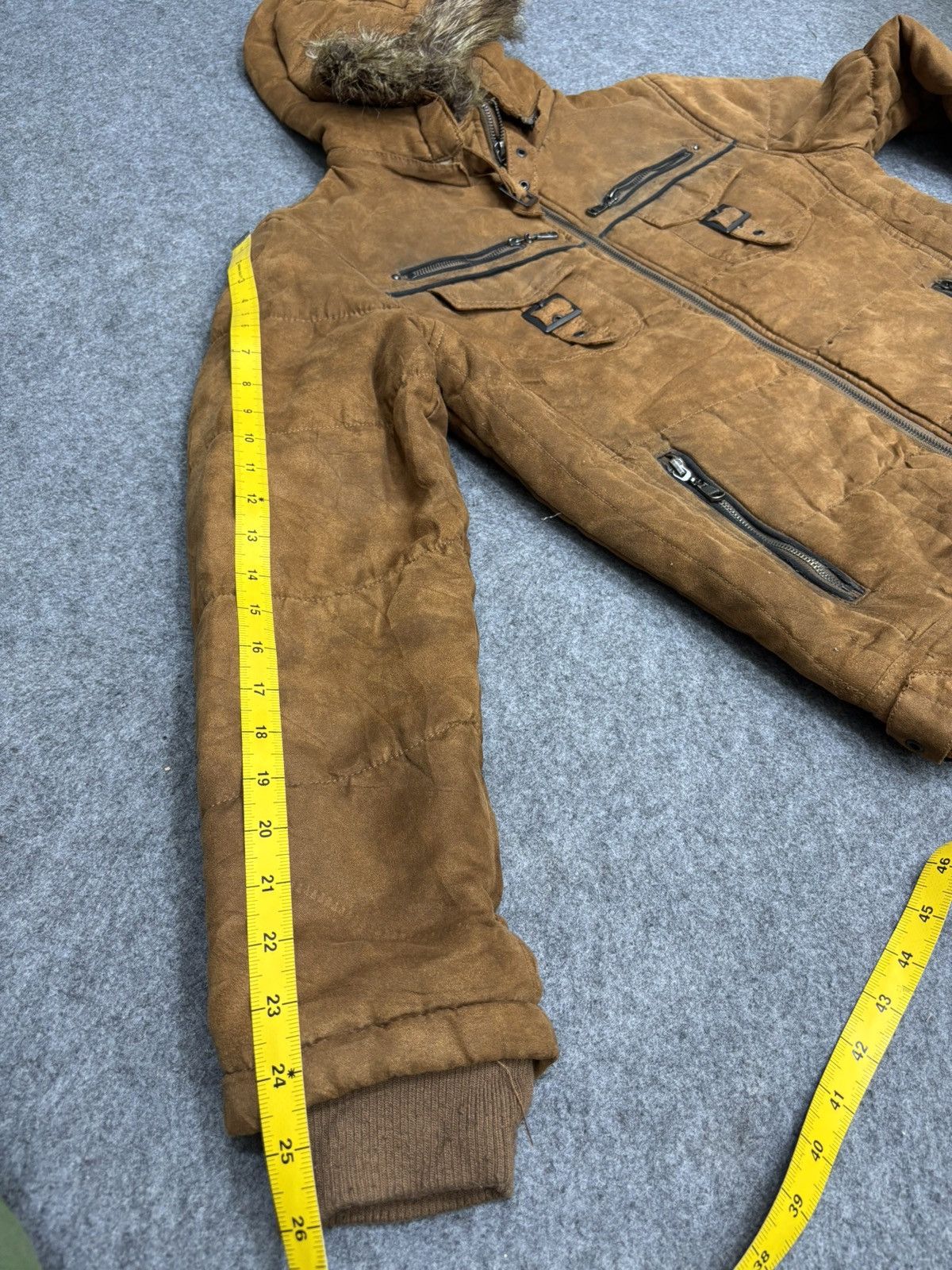 Japanese Brand in the attic Multipockets Fur Hoodie Punk Jacket Size US S / EU 44-46 / 1 - 21 Thumbnail