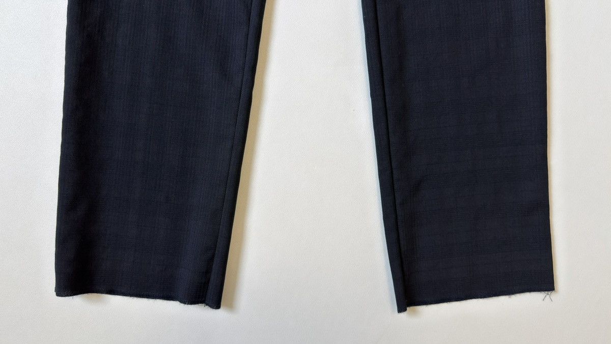 Comme des Garcons S/S 07 Jacquard Check Blue Wool Pants Size US 32 / EU 48 - 9 Thumbnail