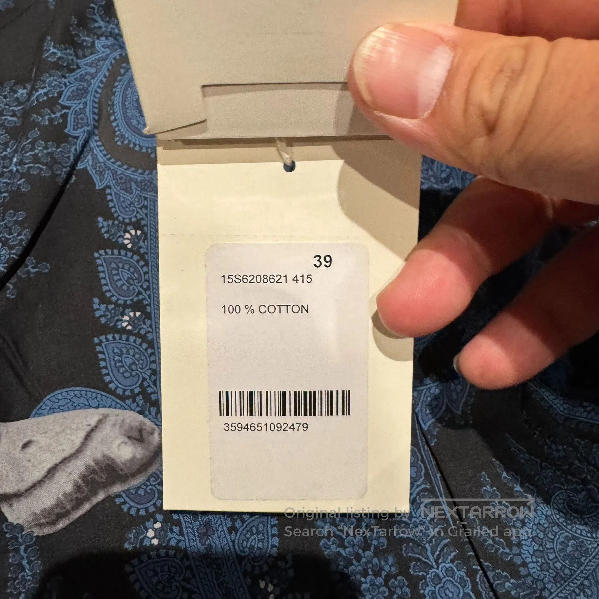 Givenchy Givenchy Vine Print Slim Long. Size US M / EU 48-50 / 2 - 5 Thumbnail