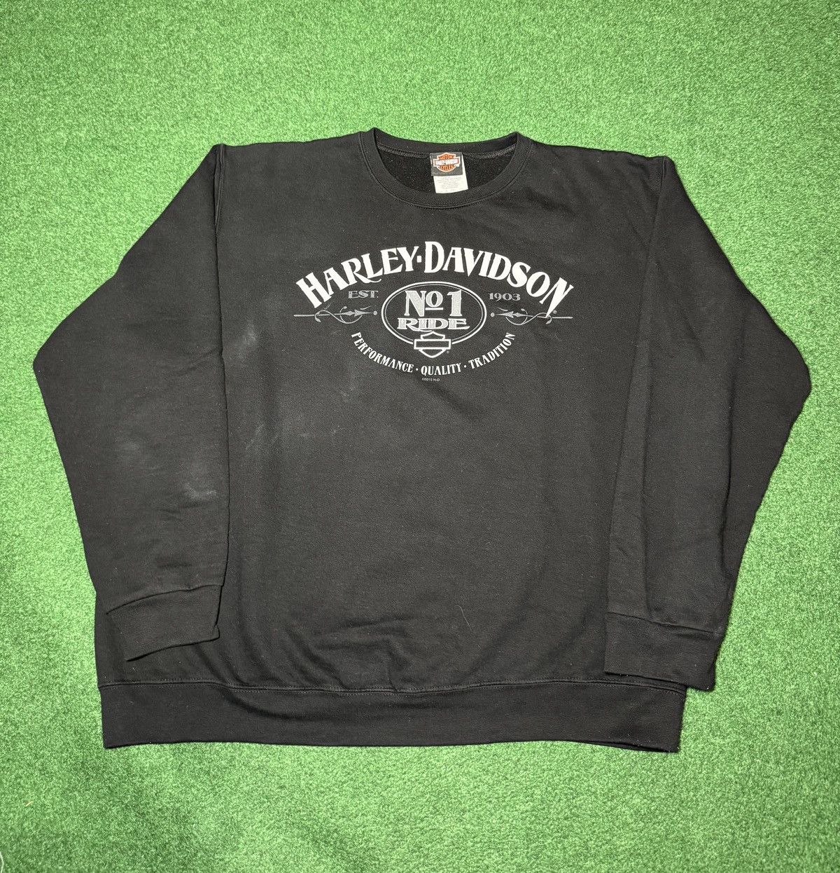 Harley Davidson Y2K Harley Davidson XL Motorcycle Biker Crewneck Sweatshirt Size US XL / EU 56 / 4 - 2 Thumbnail