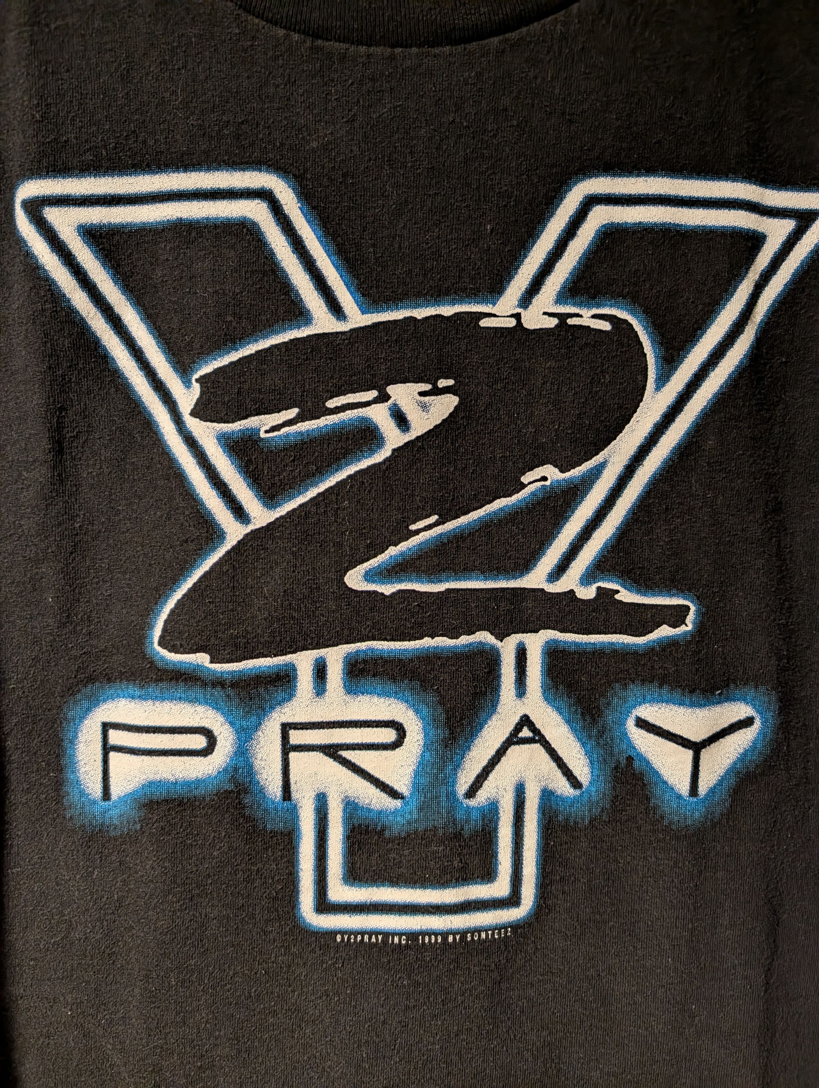 Vintage Vintage Y2K Pray Complaint Ready for Eternity T-Shirt Size US XL / EU 56 / 4 - 2 Thumbnail