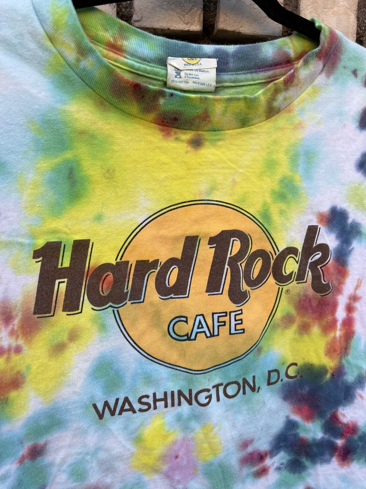Vintage 80’s 90’s Vintage Hard Rock Cafe Washington D.C. Tank Top T Size US L / EU 52-54 / 3 - 5 Thumbnail