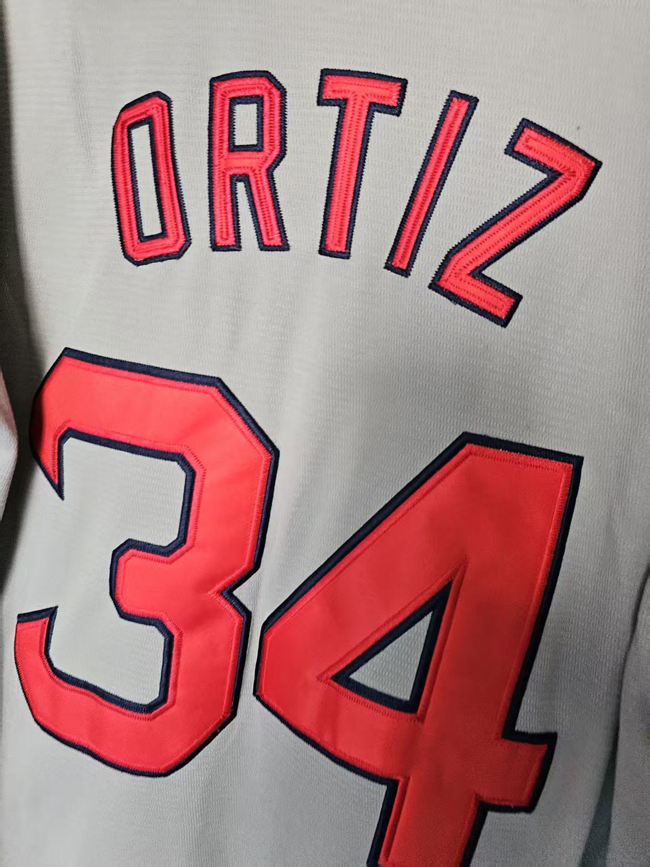 MLB Boston Red Sox 34 David Ortiz Jersey Gray M Size US M / EU 48-50 / 2 - 4 Thumbnail