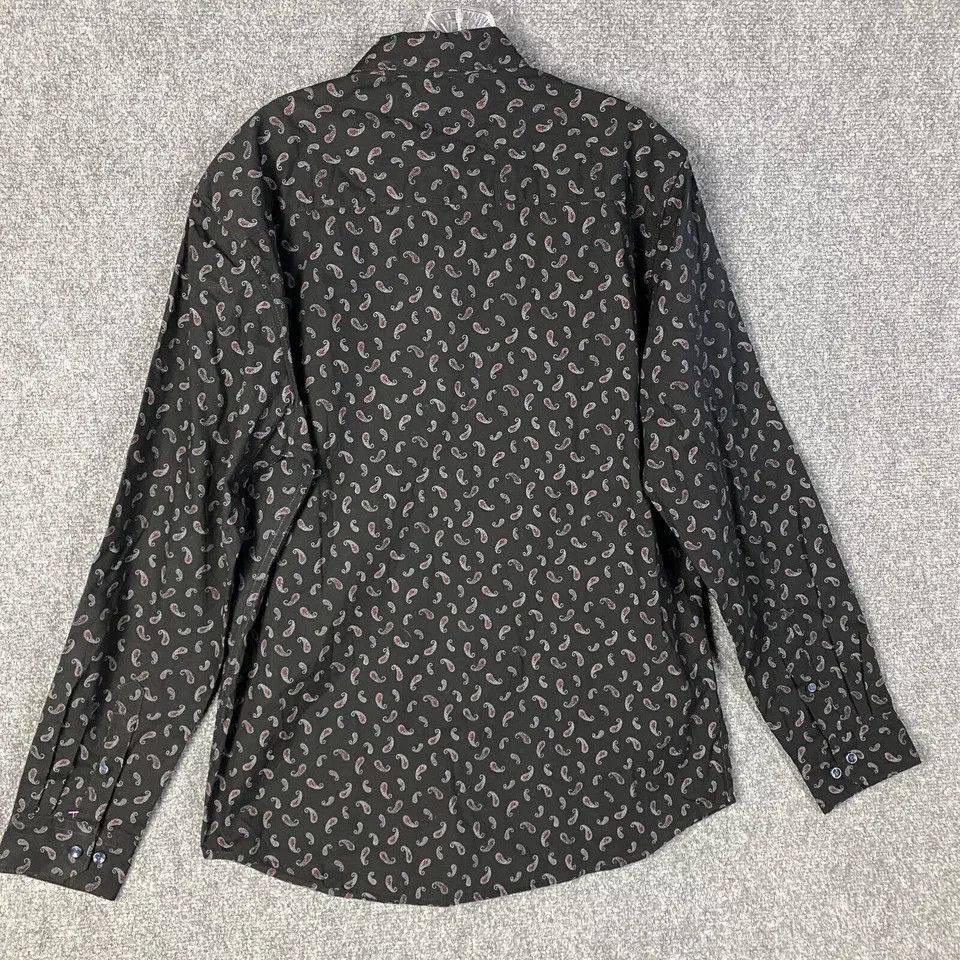 Other Michael Brandon Button Up Shirt Men's Slim Fit Paisley L Size US L / EU 52-54 / 3 - 6 Thumbnail