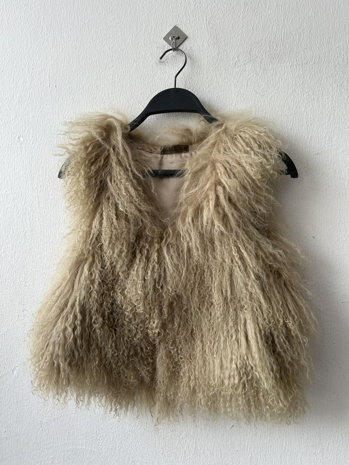 GOA GOA Sheep Fur Vest Size ONE SIZE - 3 Thumbnail