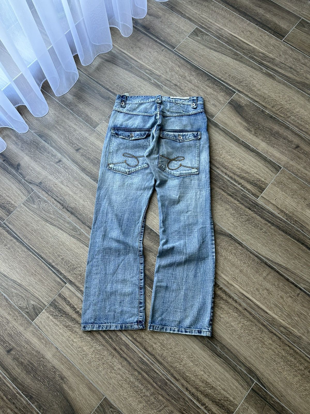 Japanese Brand Vintage Pod Racing jeans Japanese style Y2k Jcno skate Size US 34 / EU 50 - 2 Thumbnail