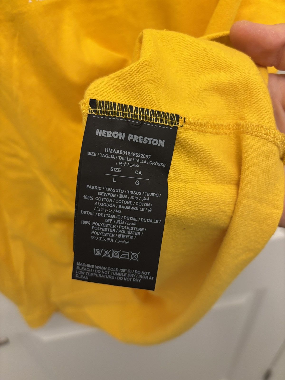 Heron Preston DSNY Uniform short sleeve tshirt Size US L / EU 52-54 / 3 - 6 Thumbnail
