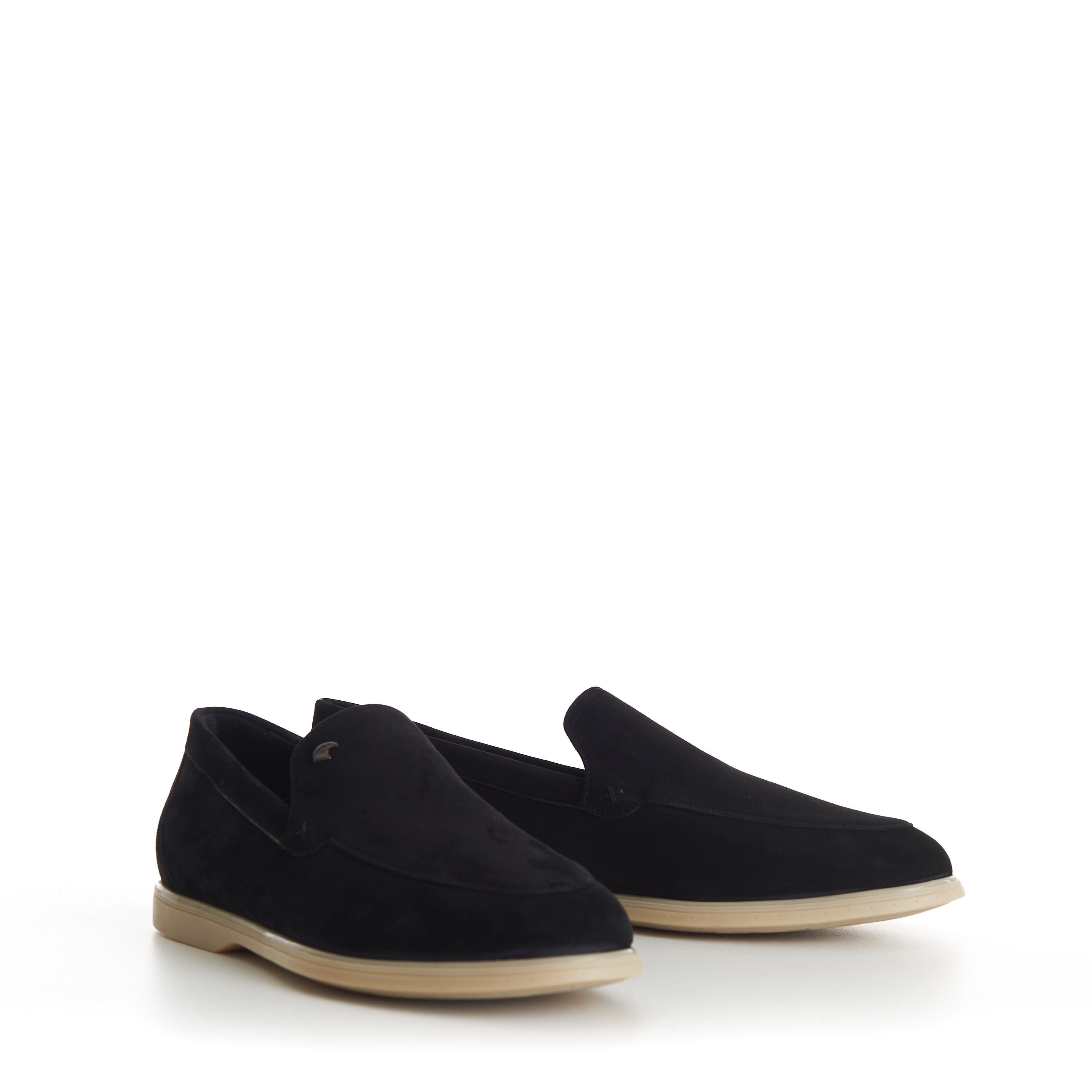 Stefano Ricci Black Suede Slip-On Loafers - Eagle Head Hardware Size US 10 / EU 43 - 12 Thumbnail
