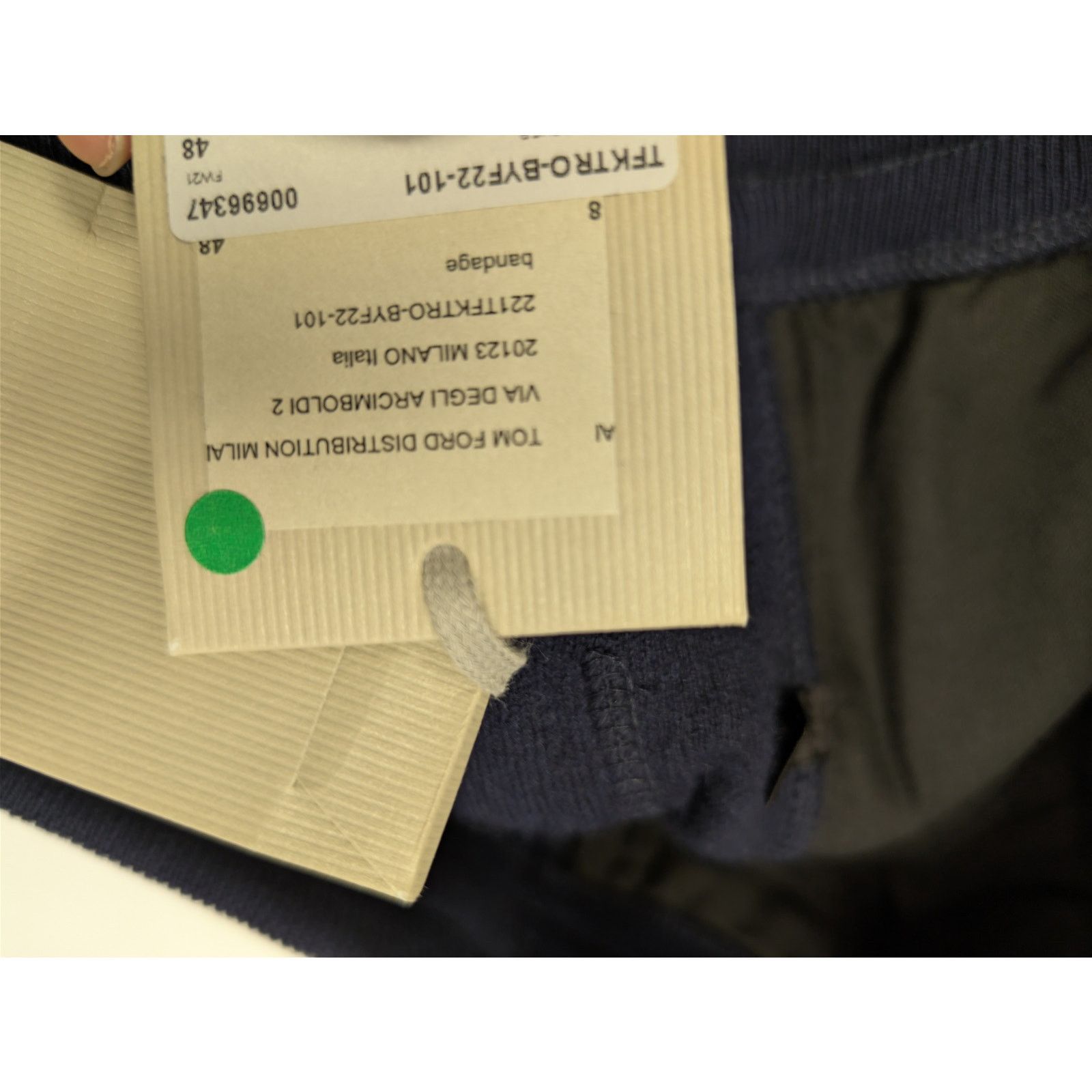 Tom Ford o1rshd1 Sweatpants / Joggers / Trousers in Navy Blue Size US 32 / EU 48 - 16 Thumbnail