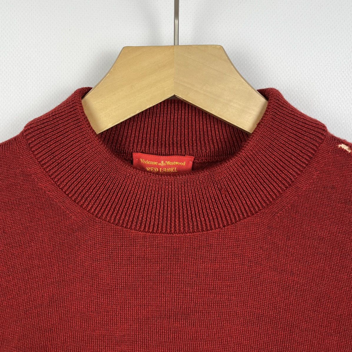 Vivienne Westwood Vivienne Westwood Red Label Distressed Wool Sweater Size L / US 10 / IT 46 - 4 Thumbnail