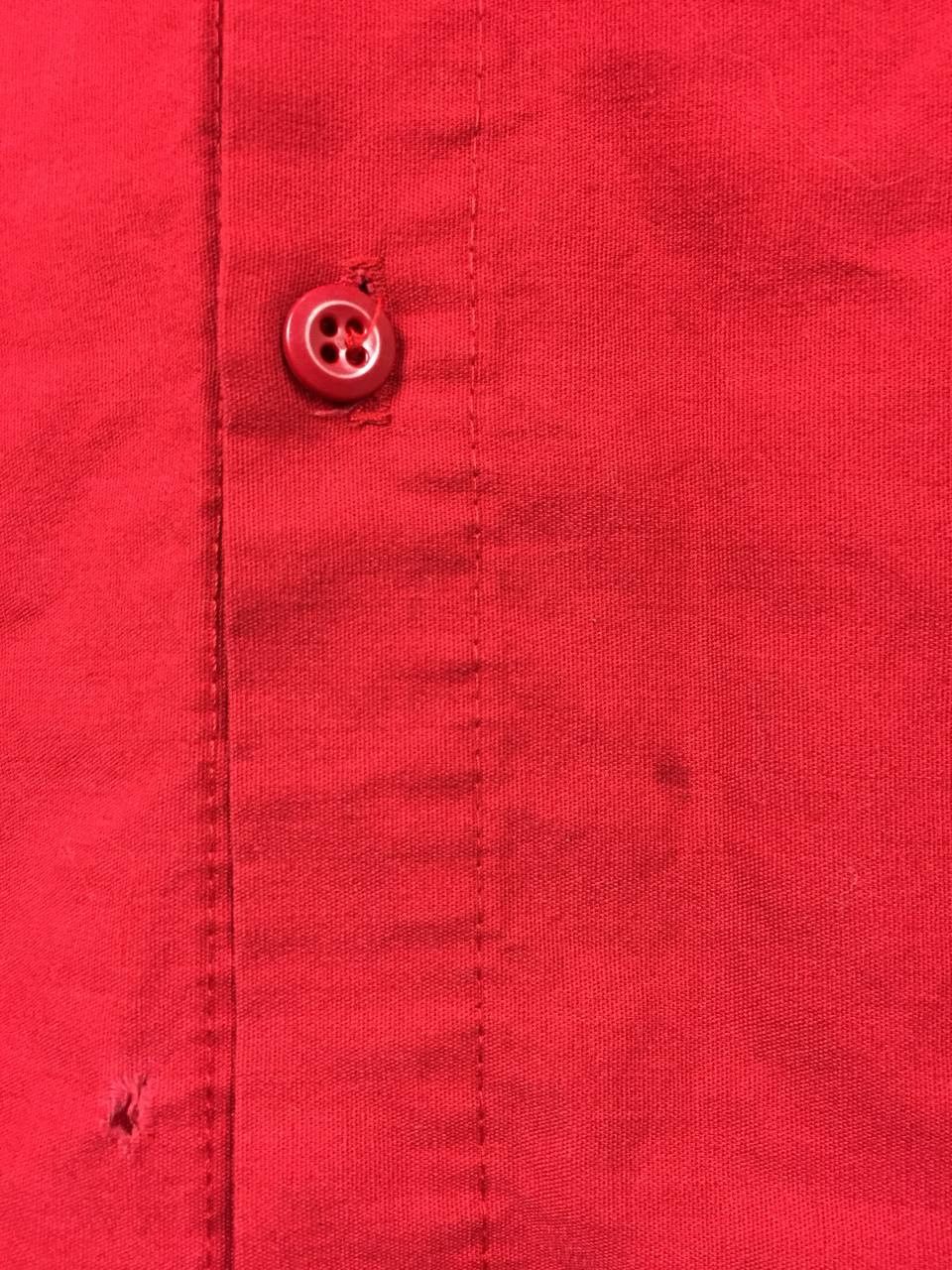 Vintage Vtg WearGuard Made in Usa Red Industrial Work Shirt Size US L / EU 52-54 / 3 - 10 Thumbnail