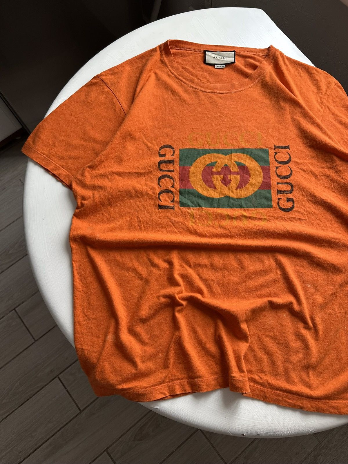 Gucci Square Logo Tee Gucci Tee Size L Size US L / EU 52-54 / 3 - 2 Thumbnail