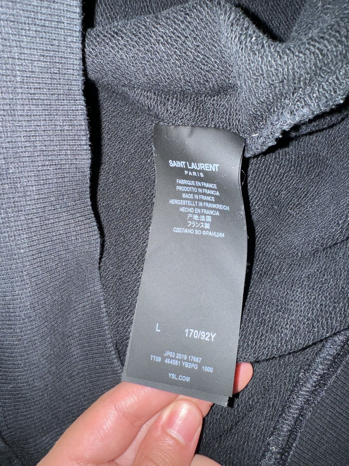 Yves Saint Laurent Saint Laurent hoodie Size US L / EU 52-54 / 3 - 5 Thumbnail