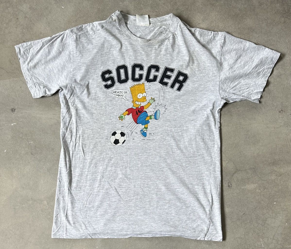 Vintage VINTAGE BART SIMPSON SOCCER TEE Size US M / EU 48-50 / 2 - 1 Thumbnail