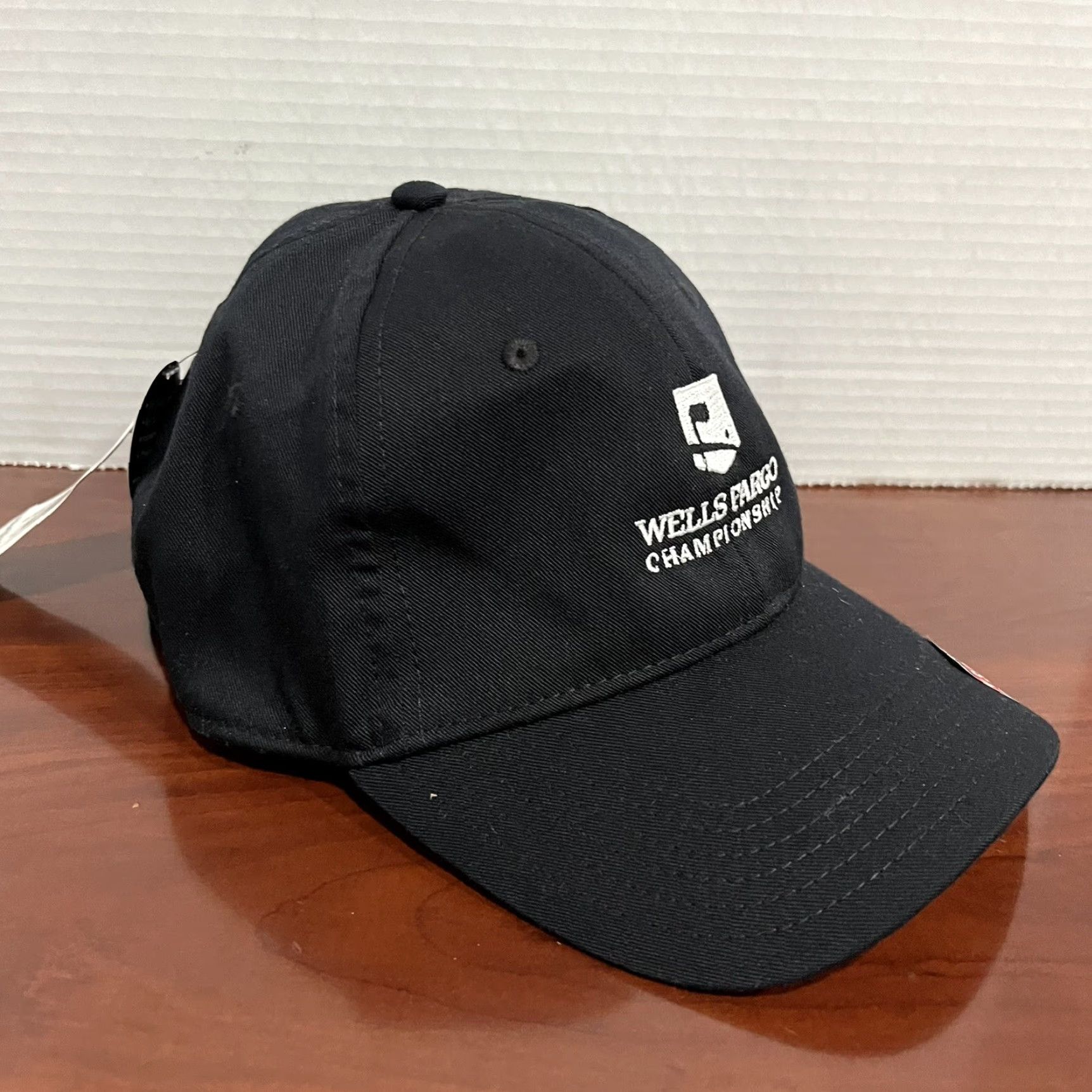 Imperial Wells Fargo Championship Imperial Golf Hat Cap Stretch Fit S/M PGA Tour Black Size ONE SIZE - 4 Thumbnail