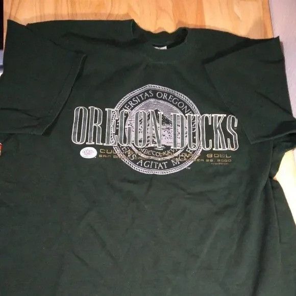NCAA × Vintage Vintage University of Oregon Ducks Holiday Bowl 2000 T-Shirt Size US XXL / EU 58 / 5 - 2 Thumbnail