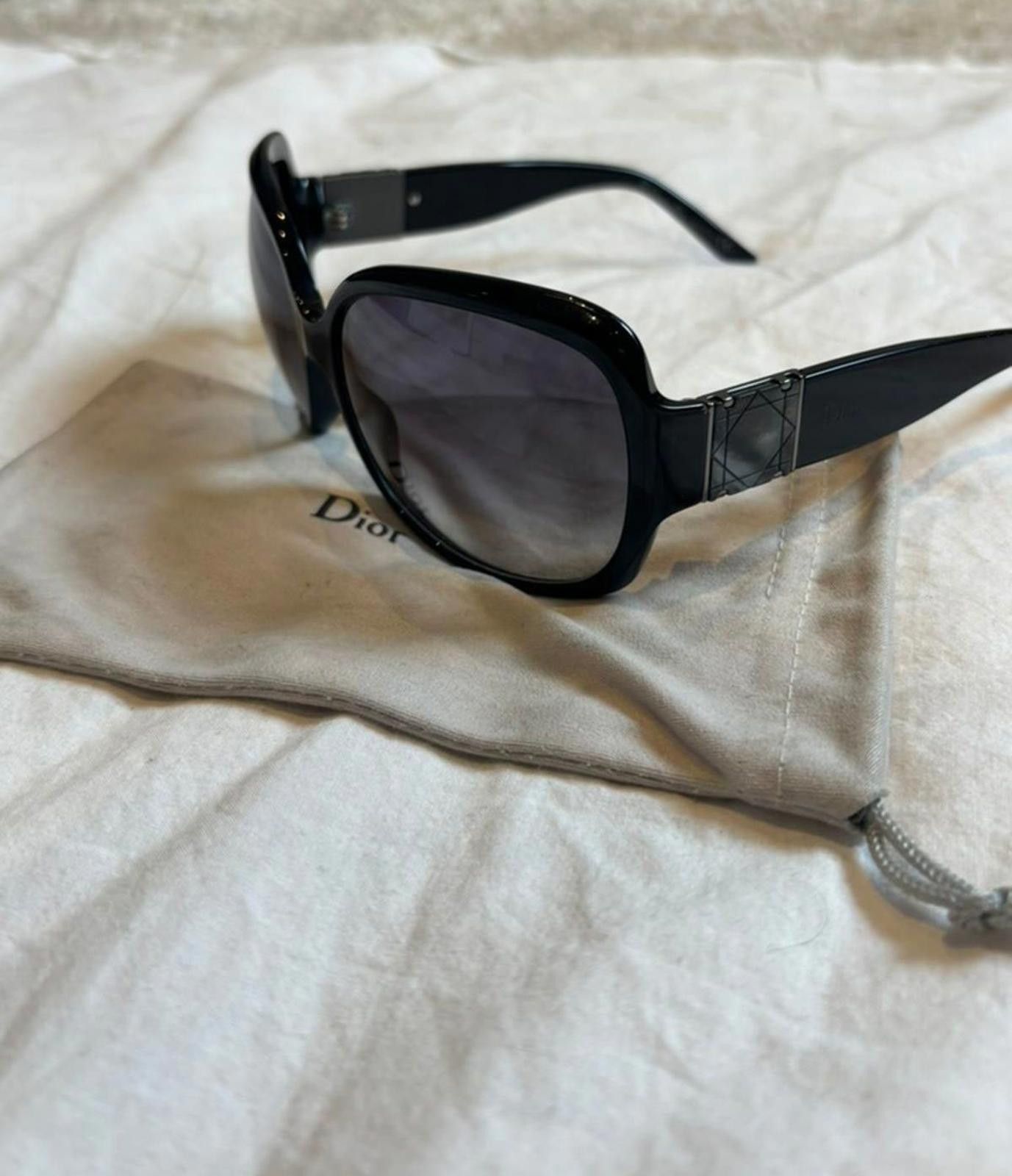 Dior Dior - Black Oversized Square Sunglasses Size ONE SIZE - 2 Thumbnail