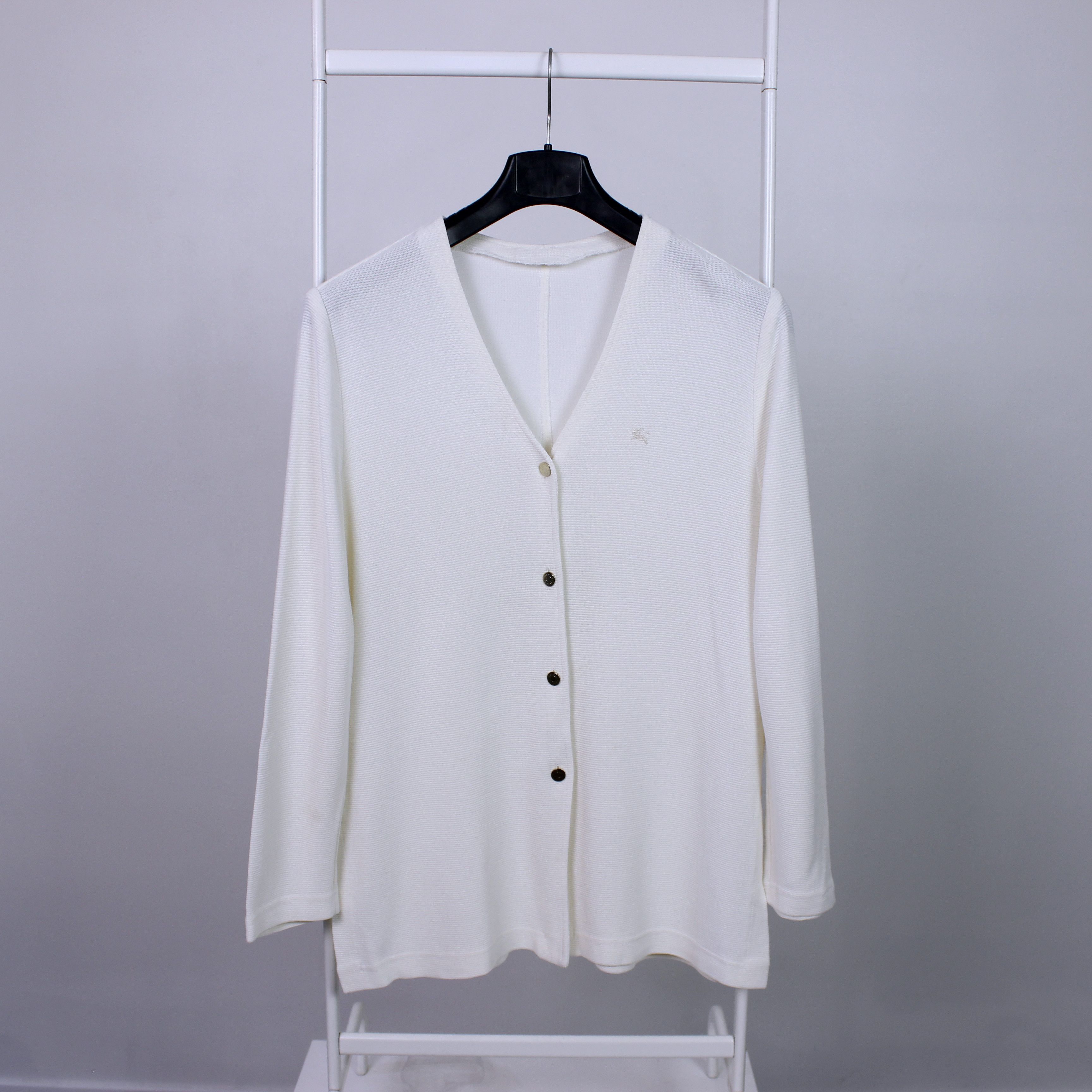 Burberry Burberry cardigan polyester women heavy M L golden buttons Size M / US 6-8 / IT 42-44 - 4 Thumbnail