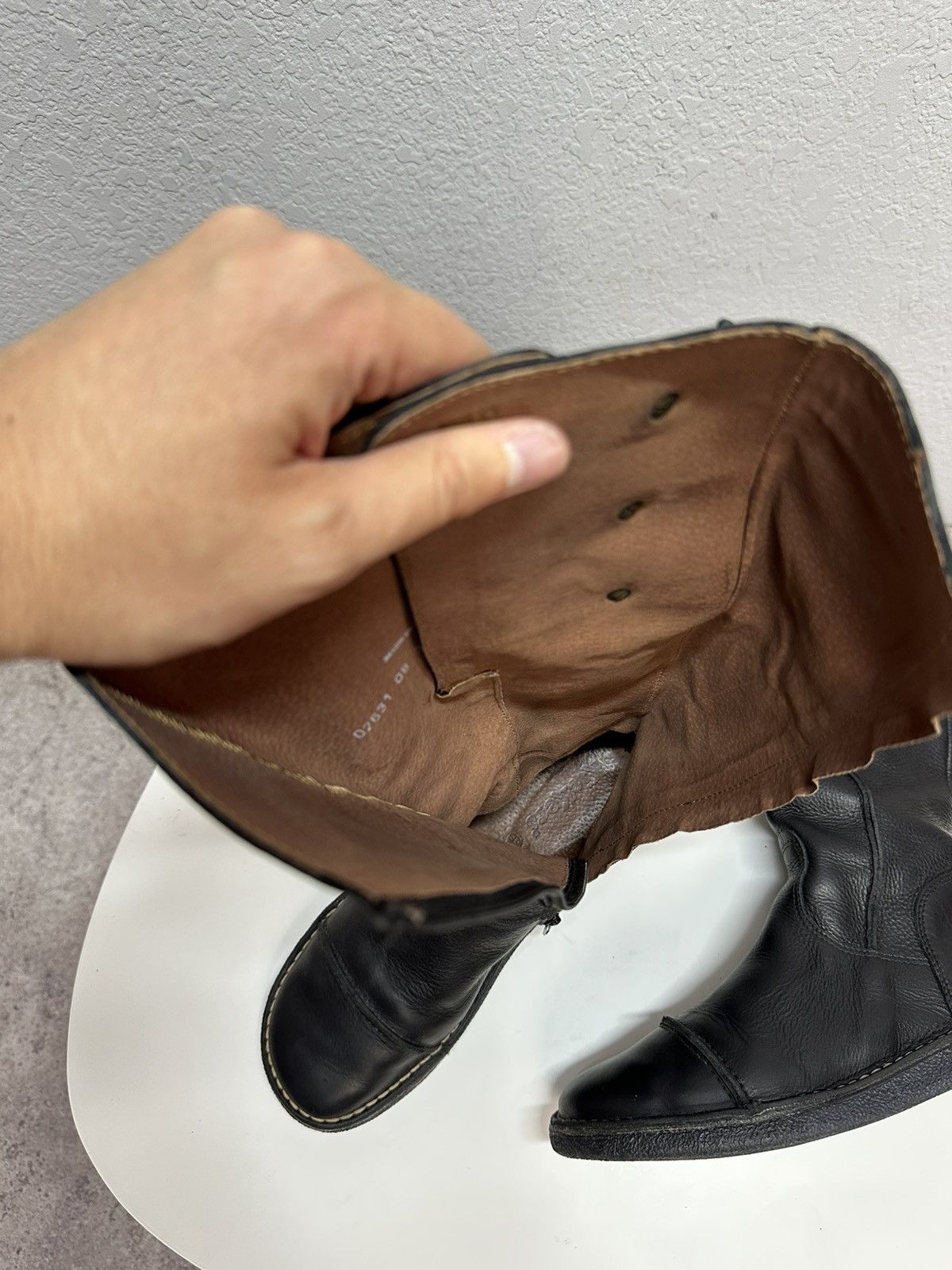 Kickers Vintage Kickers Belted Leather Biker High Boots AS 98 Style Size US 7.5 / EU 40-41 - 12 Thumbnail