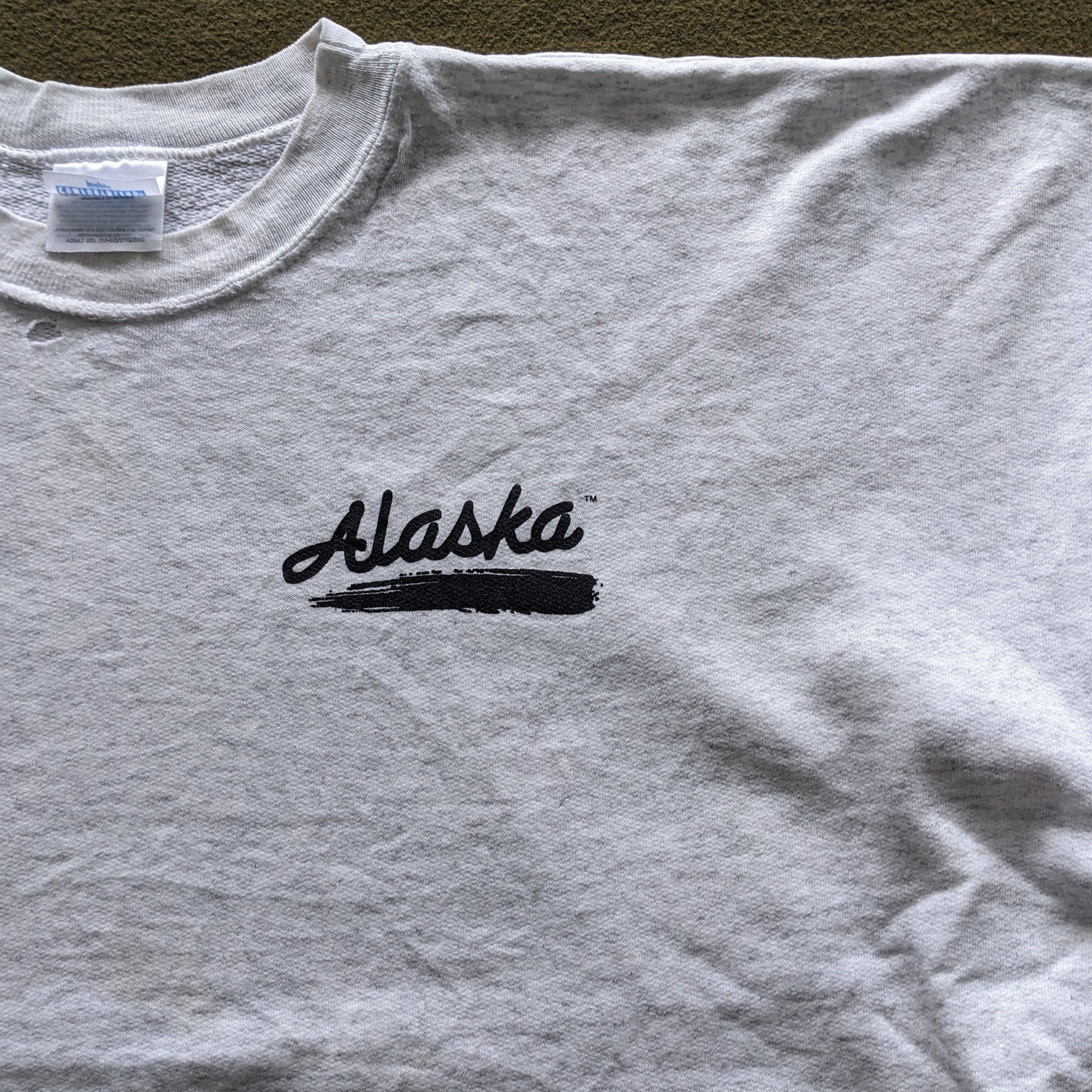 Other Vintage ALASKA Streetwear Style Sweatshirt Size US XXL / EU 58 / 5 - 2 Thumbnail