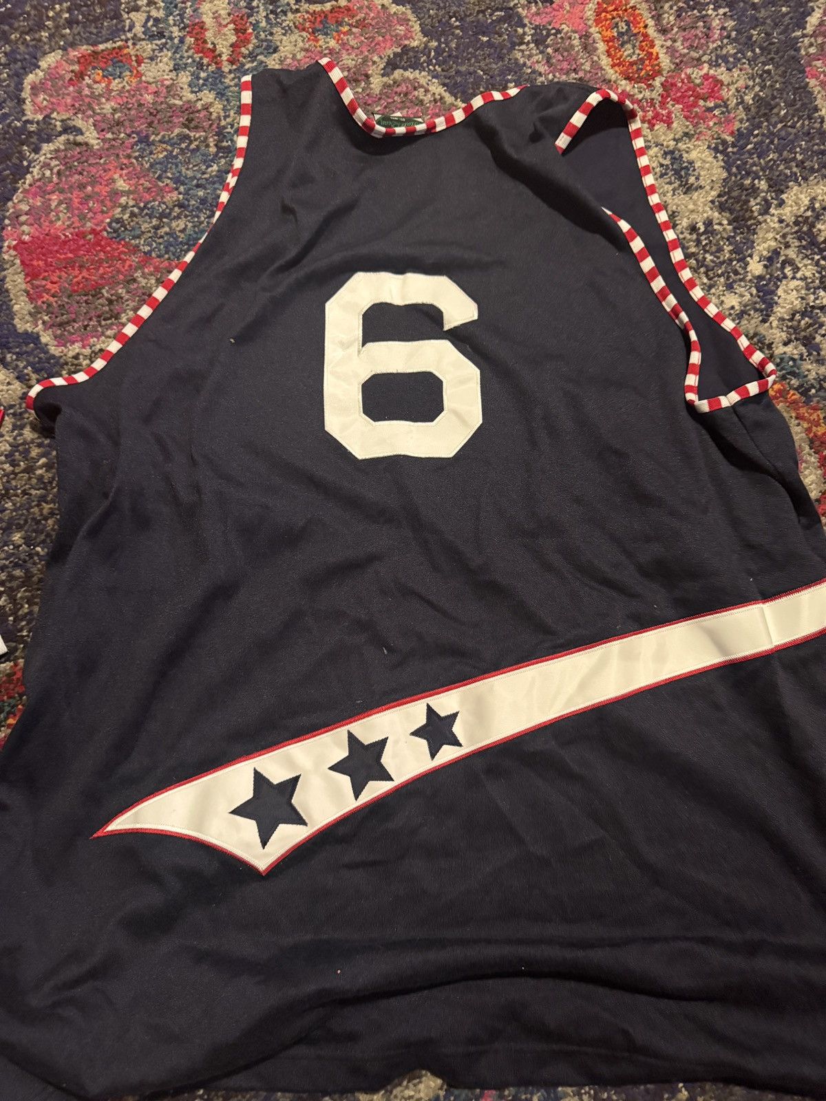 NBA Holcombe Rucker #6 1971 Harlem Park Stall & Dean 3Xl 4Xl Size US XXL / EU 58 / 5 - 4 Thumbnail