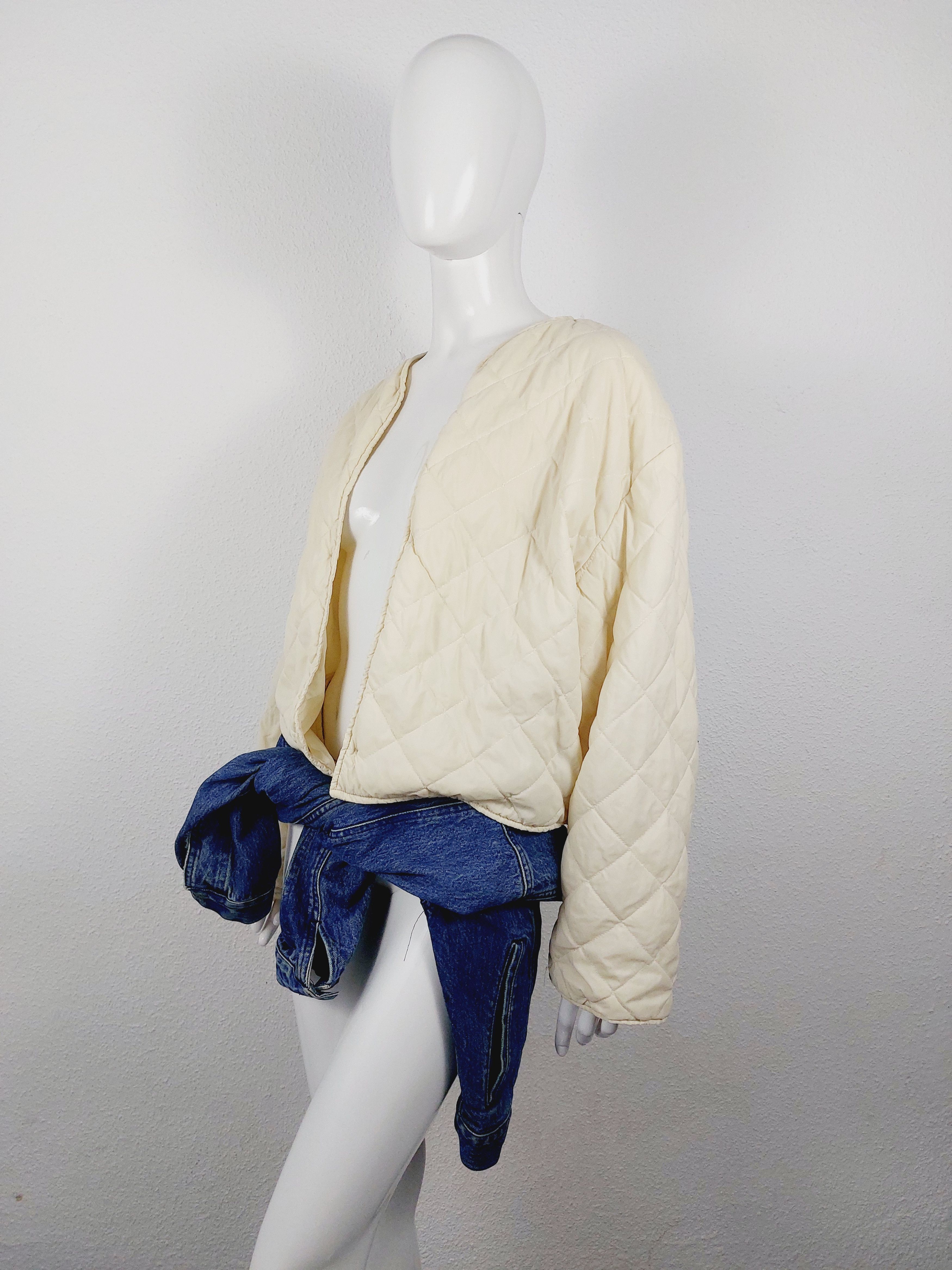 Moschino Moschino Jeans Handle With Care Denim Liner Jacket Size US M / EU 48-50 / 2 - 9 Thumbnail