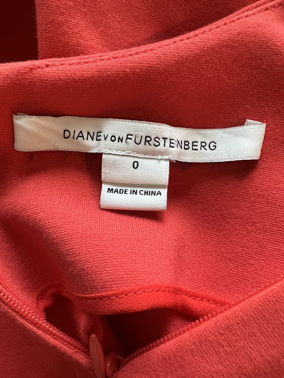Diane von Furstenberg Diane von Furstenberg Coral Dress | Sleeveless | Size 0 Size XS / US 0-2 / IT 36-38 - 3 Thumbnail