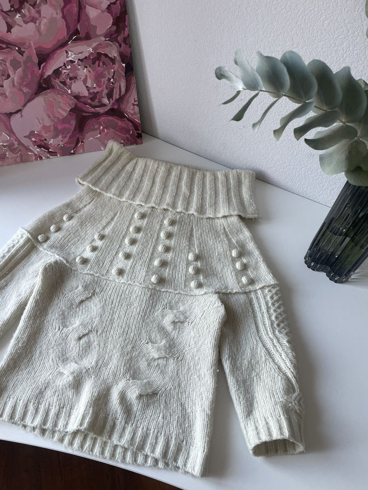 Marithe + Francois Girbaud × Vintage *RARE* Marithe + Francois Girbaud Wool Cardigan Sweater 90’s Size M / US 6-8 / IT 42-44 - 5 Thumbnail