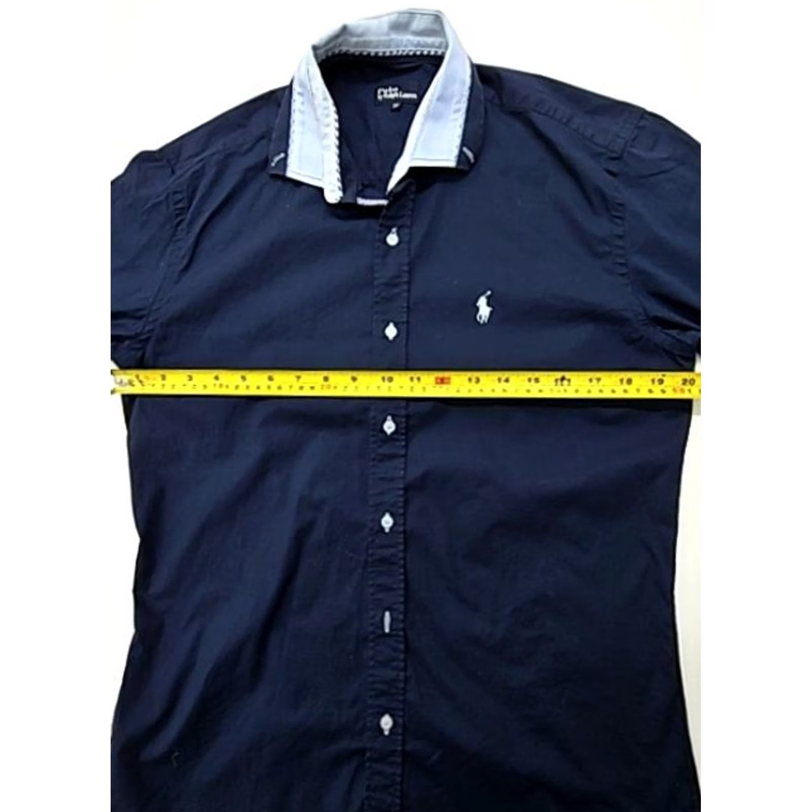 Polo Ralph Lauren Polo Ralph Lauren Men Navy Button-Down Logo Shirt M Size US M / EU 48-50 / 2 - 6 Thumbnail