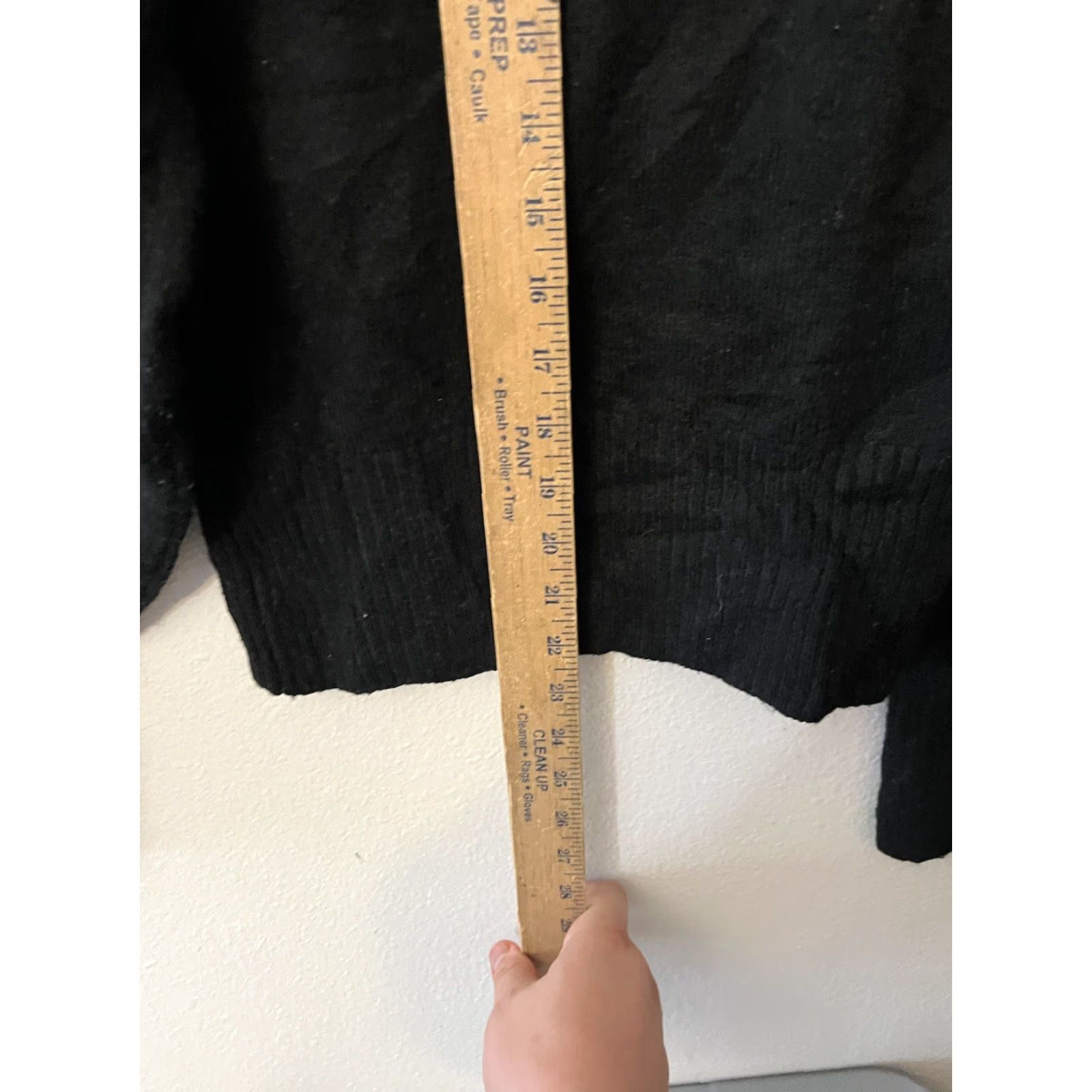 H&M H&M Womens Sweater Black Long Sleeve Crew Neck XXS Acrylic Blend Pullover Size XXS / US 00 / IT 34 - 4 Thumbnail