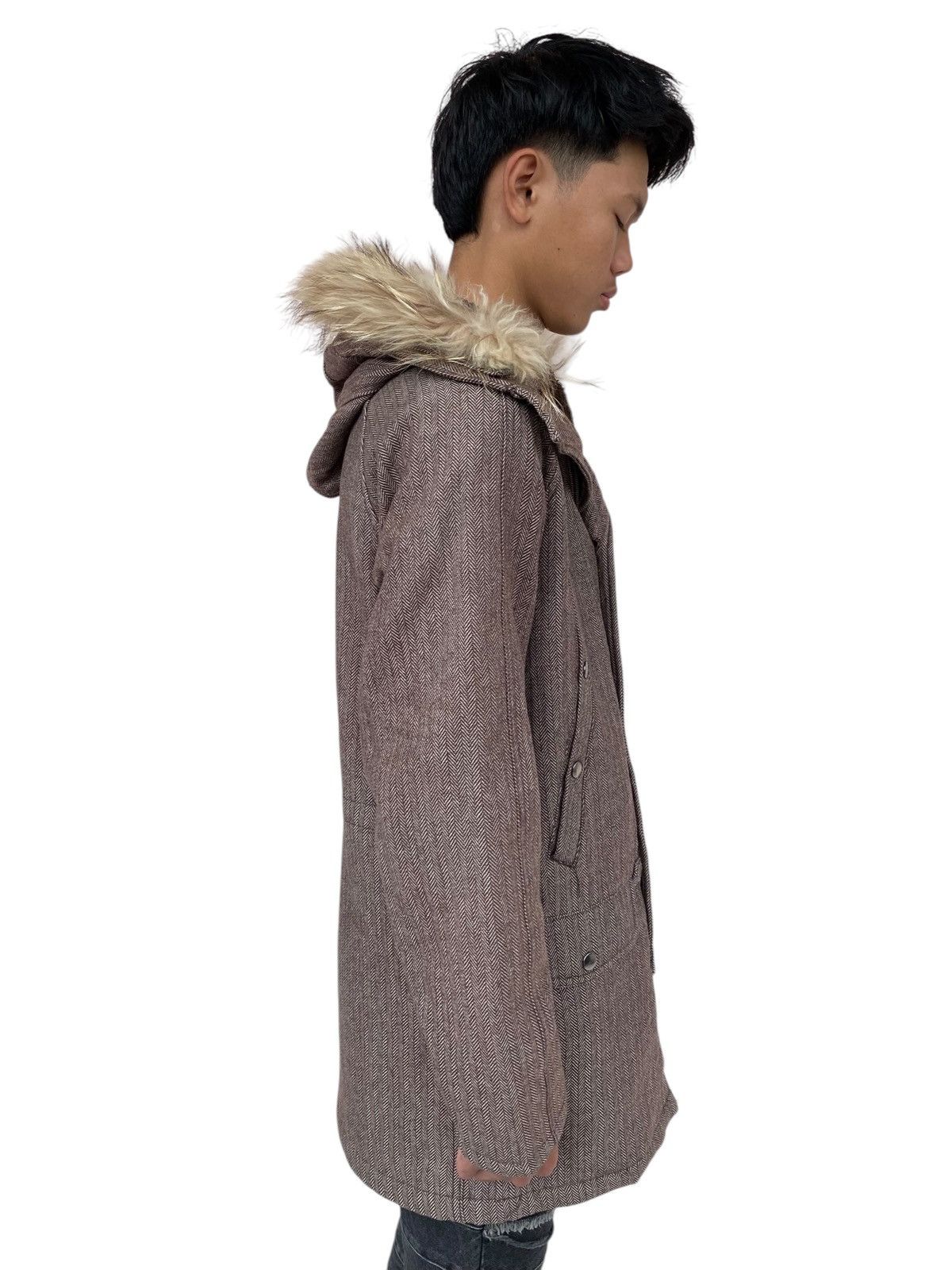 URBAN RESEARCH DOORS 2000s Urban Research - Fur Hoodie Apocalypse Jacket Size US M / EU 48-50 / 2 - 2 Thumbnail
