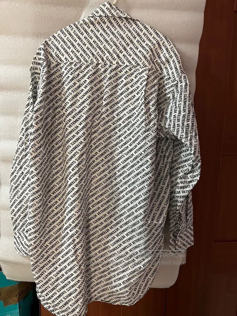 Vetements Vetements Letter Print Shirt Size US XXS / EU 40 - 2 Thumbnail