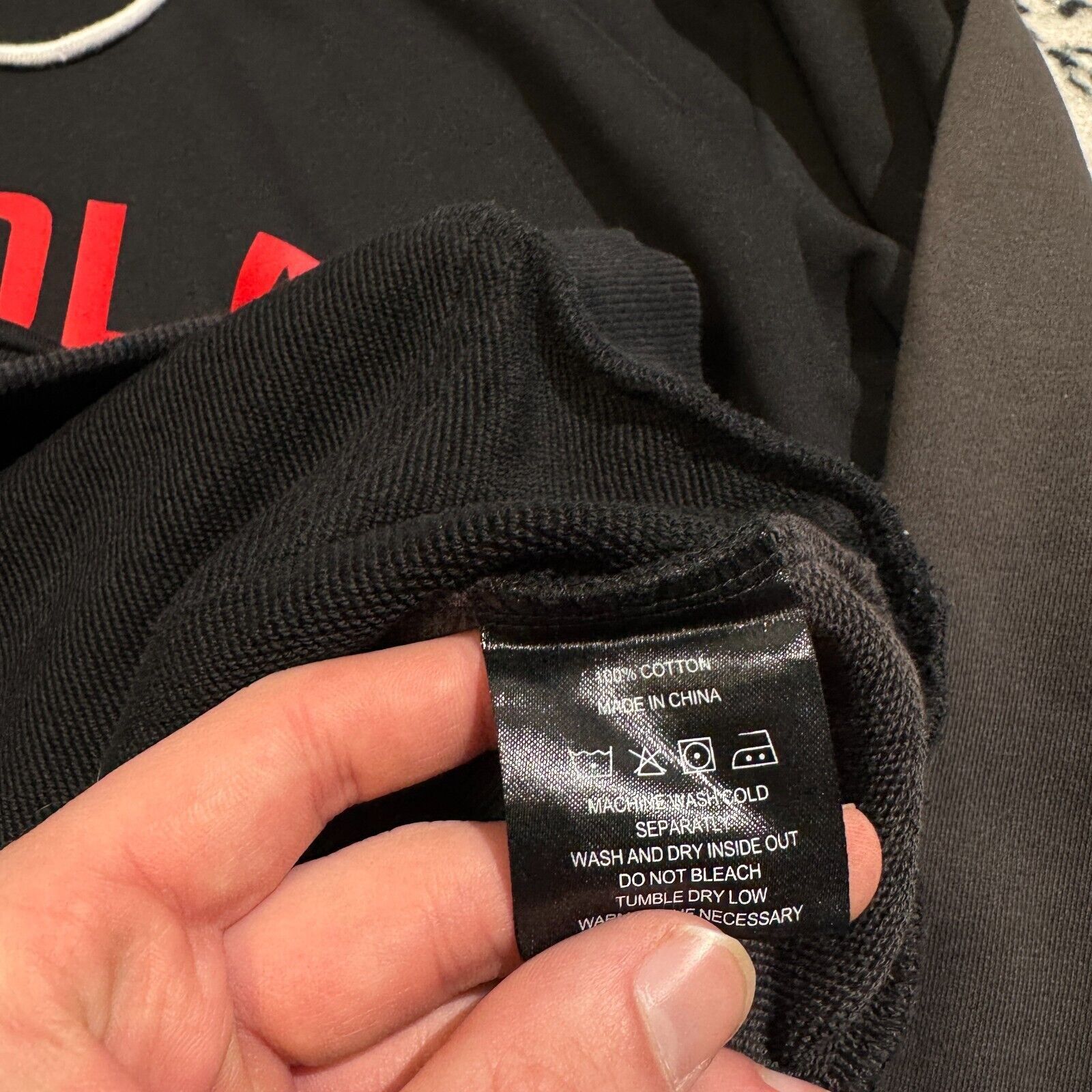 Vintage Vintage Hoodlab Unisex Gray Black Cotton Hoodie Size XL Size US XL / EU 56 / 4 - 11 Thumbnail