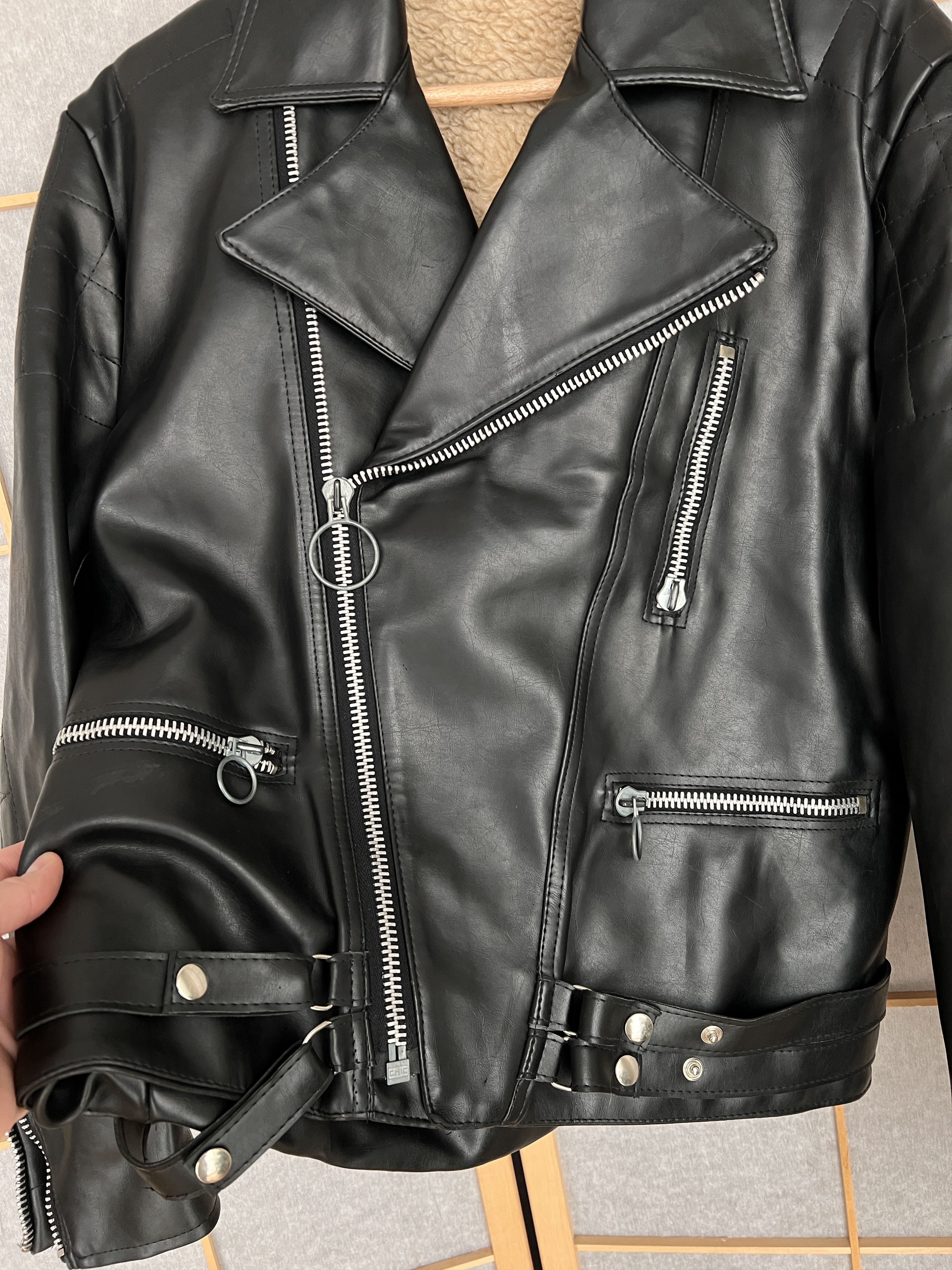 Hysteric Glamour Vegan eco leather 90s Biker jacket bomber opium avant garde Size US M / EU 48-50 / 2 - 12 Thumbnail
