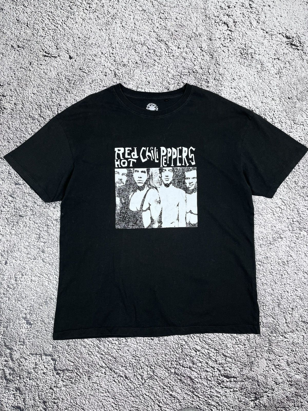 Vintage Red Hot Chilli Peppers RHCP logo babd tee size L