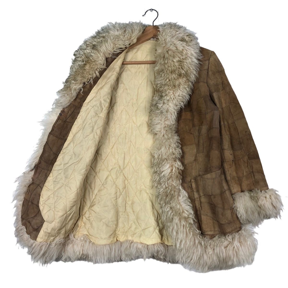Japanese Brand 🔥Vintage Mink Fur Blanket Shearling Leather Jacket Kapital Size US M / EU 48-50 / 2 - 11 Thumbnail