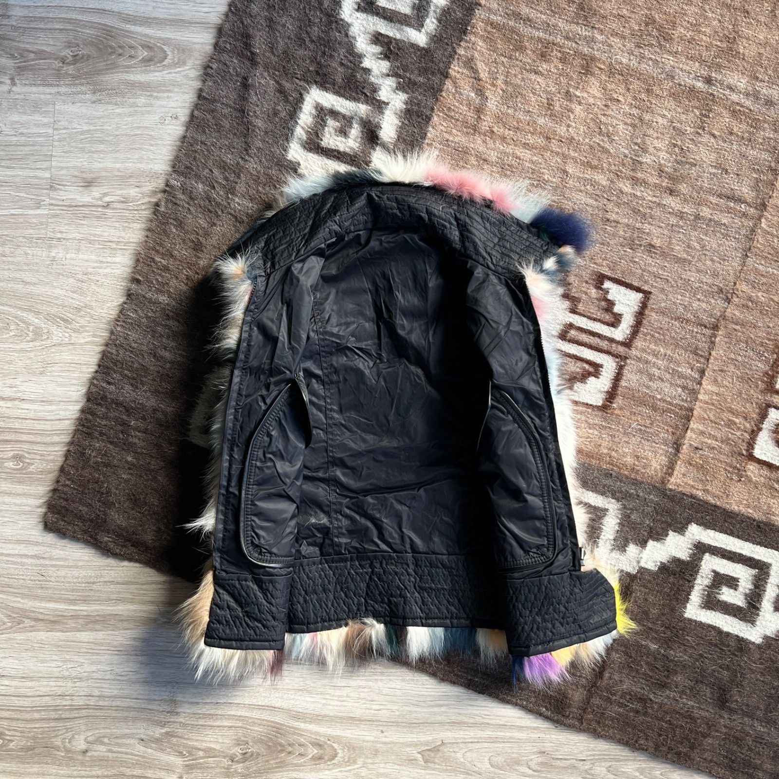 JET SET Jet Set Y2K Faux Fur Fairy Grunge Reversible Vest 9778AC Size S / US 4 / IT 40 - 7 Thumbnail