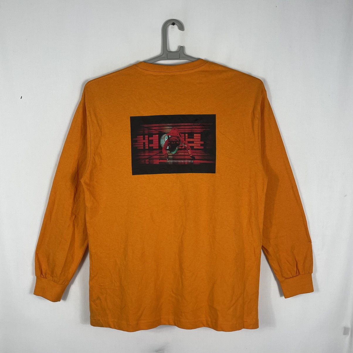 image of Astronomy x Movie trashgu X 2001 : A Space Odyssey Big Image Promo Tee in Orange, Men's (Size Large