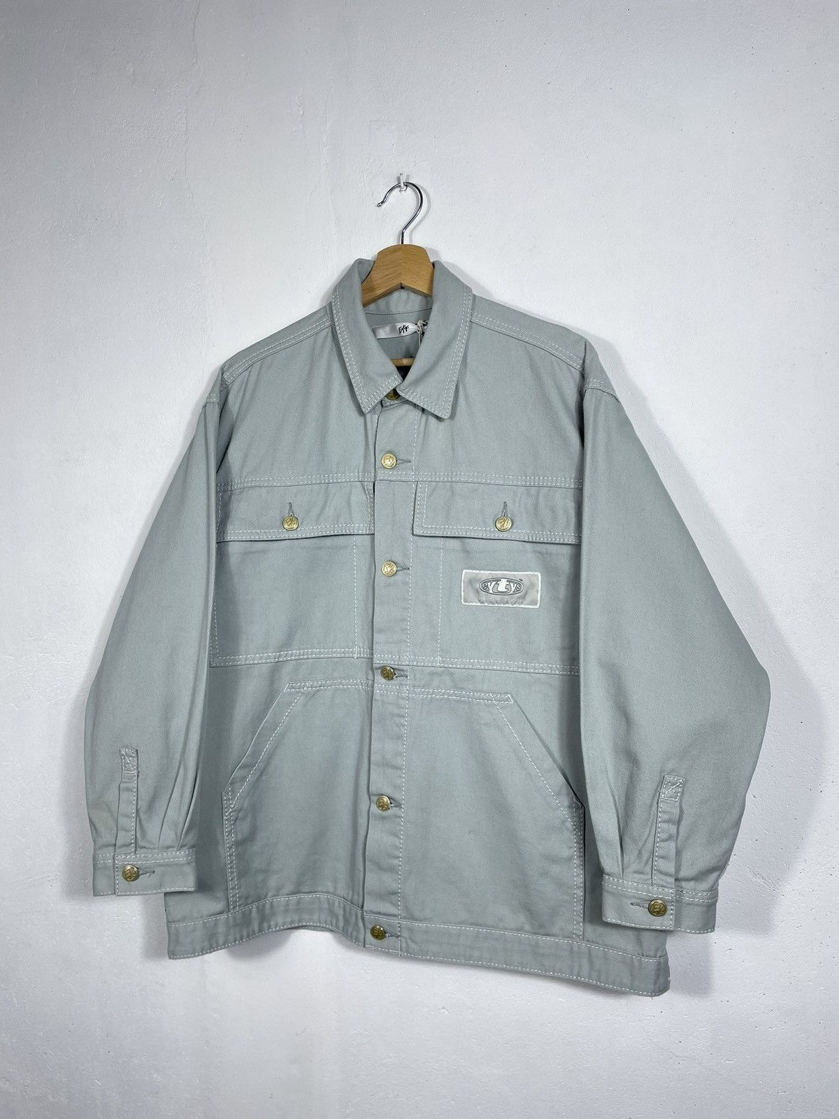 Eytys Eytys Denim Bomber Jacket Luxury Premium Skate Avant Garde Size US M / EU 48-50 / 2 - 4 Thumbnail