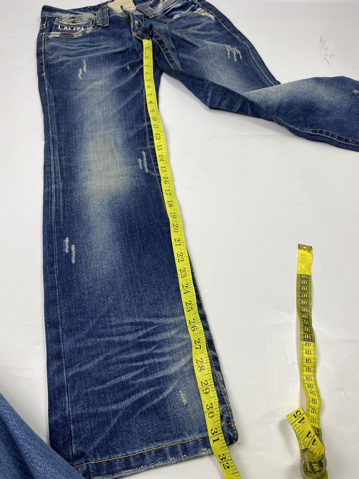 If Six Was Nine yoshitomo nara lolita mudwash jeans pant Size US 30 / EU 46 - 8 Thumbnail